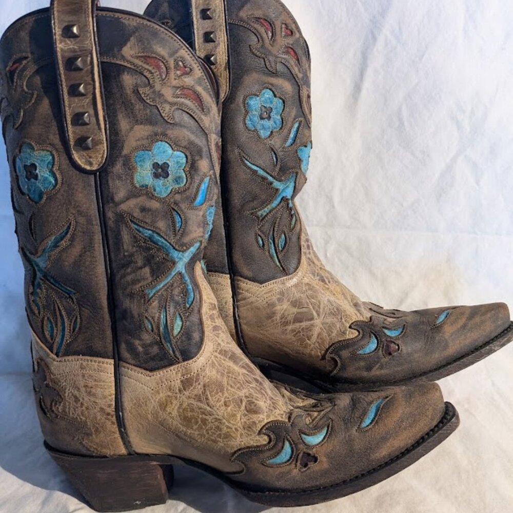 Dan Post Bluebird boots--Beige